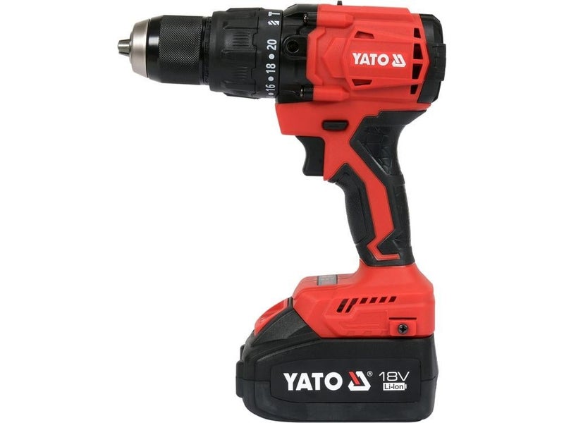 Yato Drill Impact Cordless Without Brush 18V 120N + 2 Batteries 4AH + Charger 2. 2A YT-8277915 - Image 4